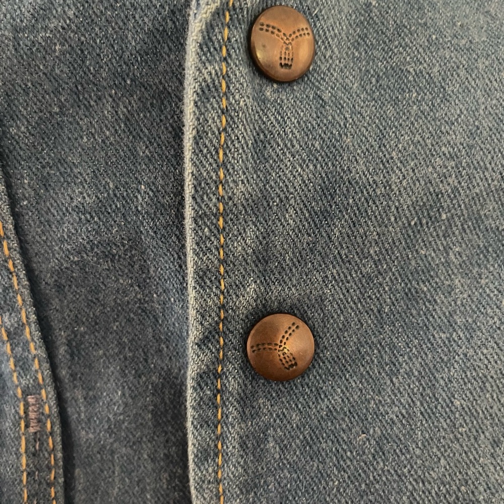 Vintage Denim Vest - Picture 5 of 6